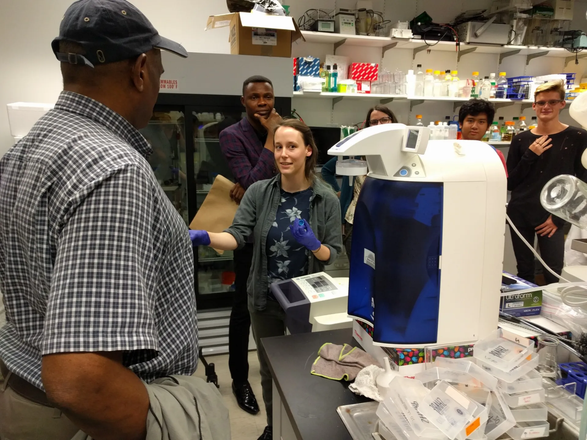 Late Night Science lab tour.