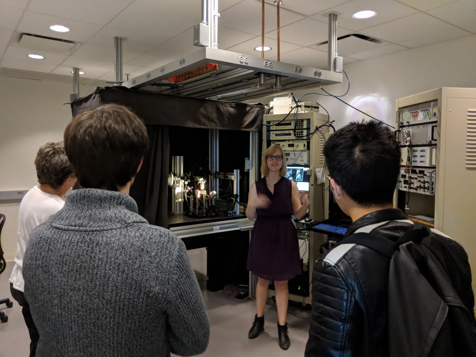 Late Night Science lab tour.