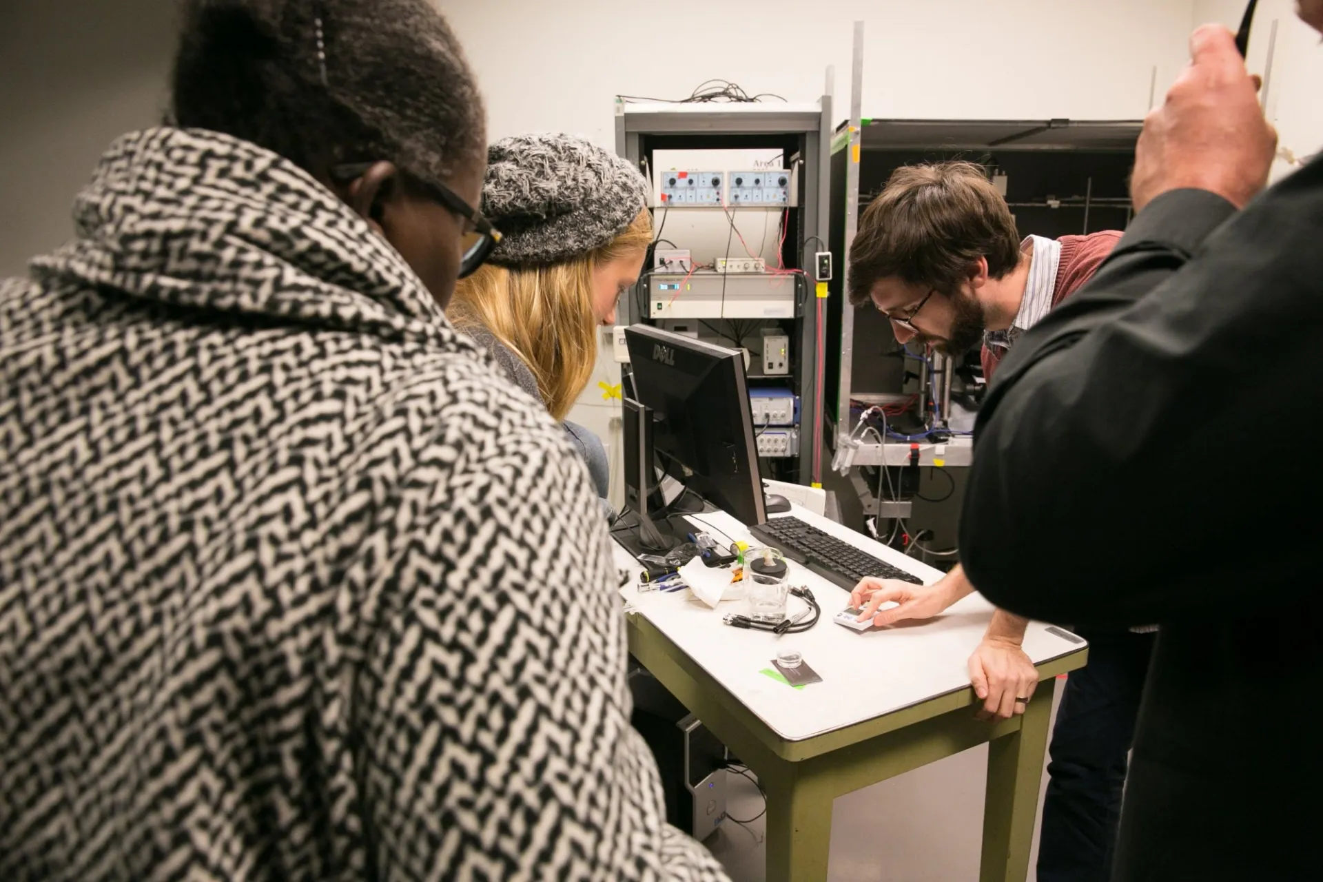 Lab tour.