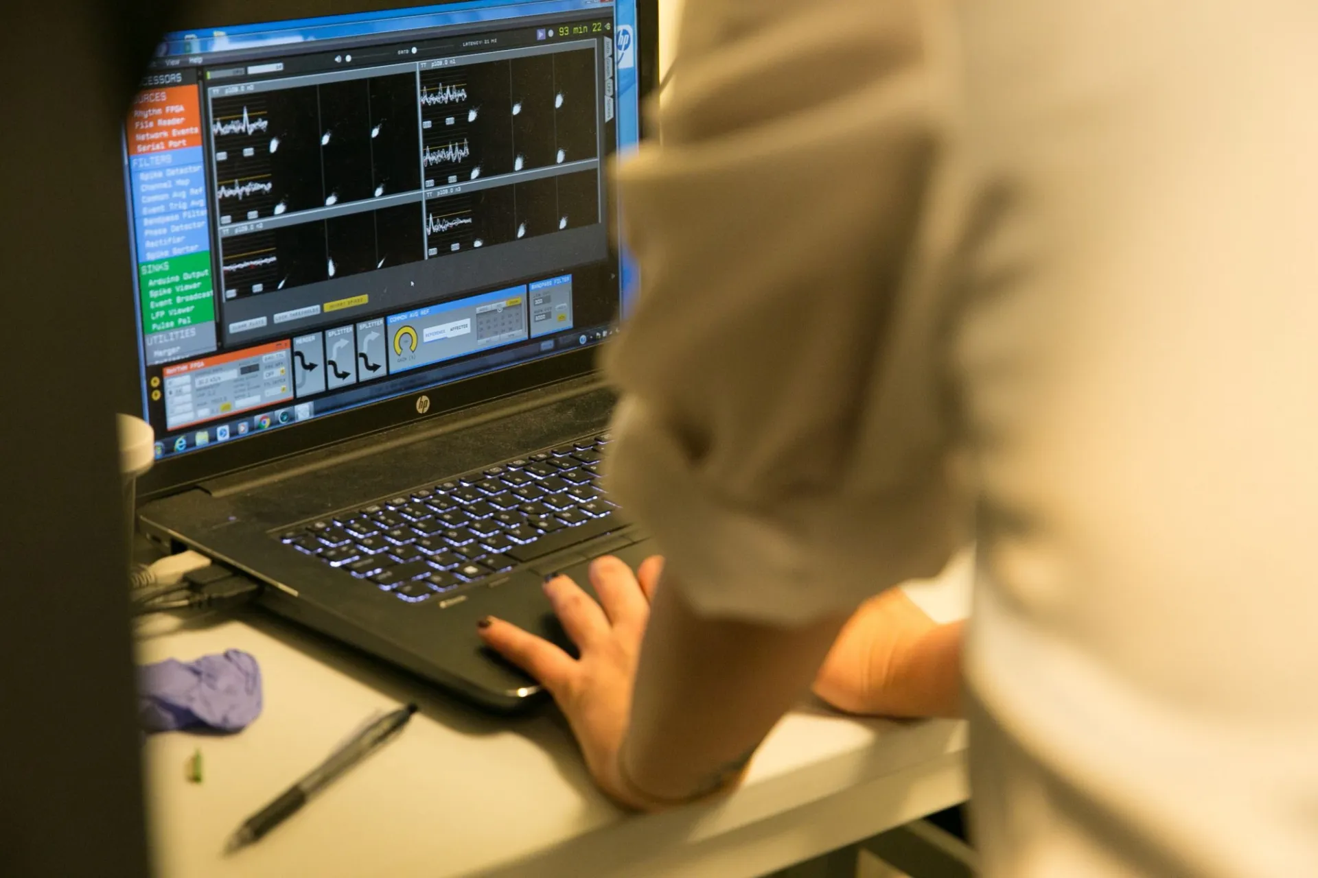 Neural recording technology demo.