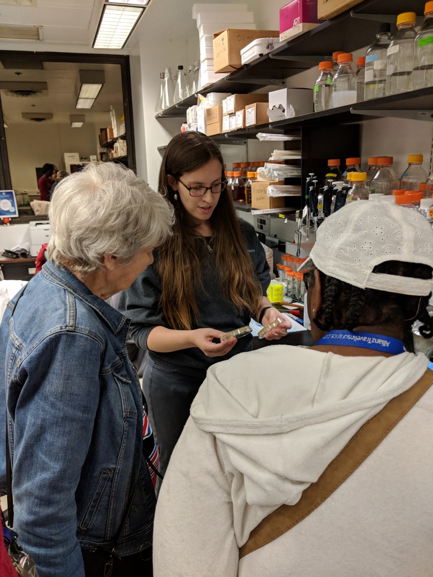 Late Night Science lab tour.