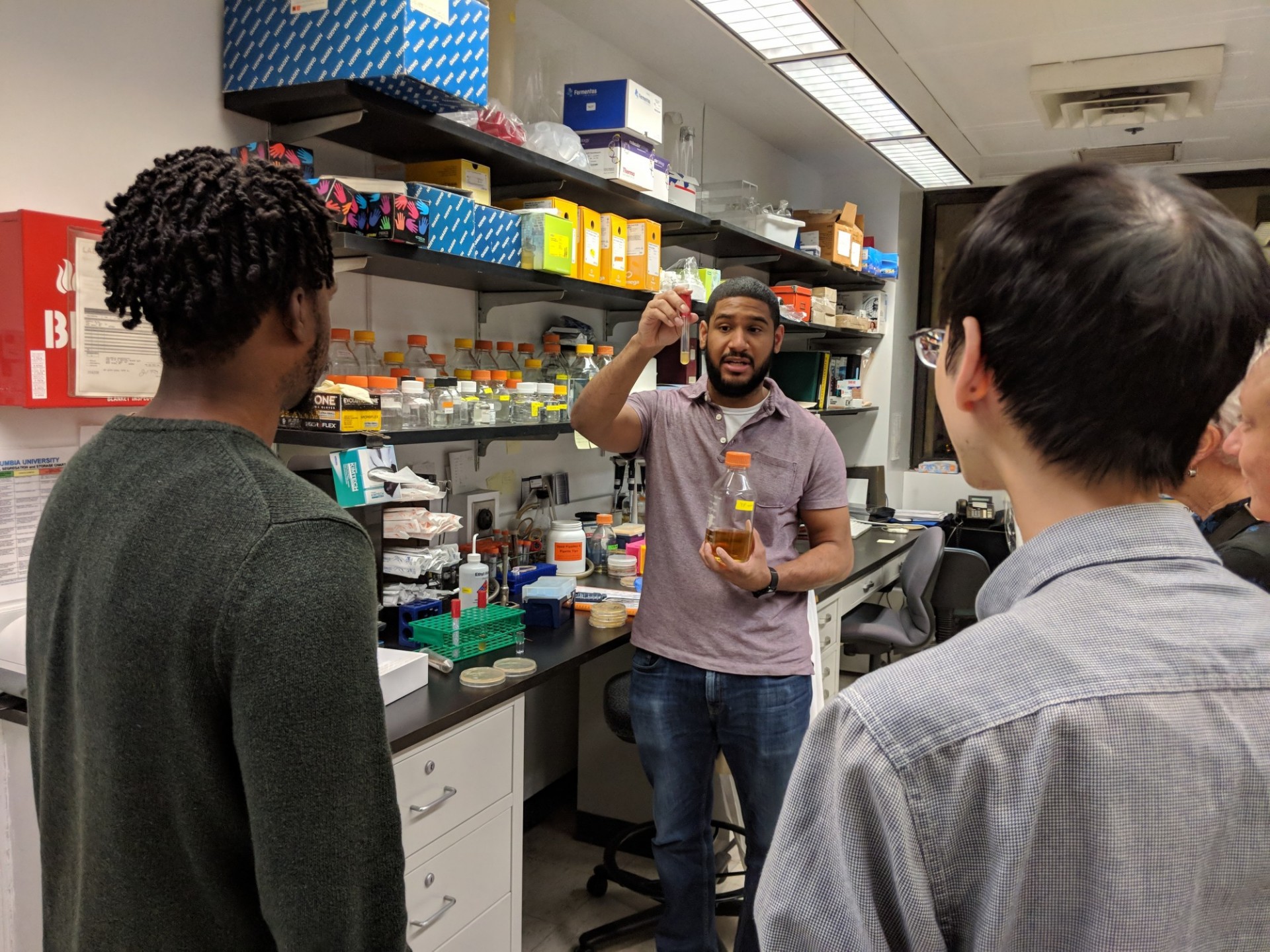 Late Night Science lab tour.